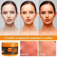 ExcellaElite Intensive Tanning Gel 2 Pieces Tanning Gel Carotene Tanning Gel Sunbed Tanning Accelerator Tanning Cream Tanning Gel for Sunbeds and Outdoor Sunbathing Intensive Tanning Luxury Gel