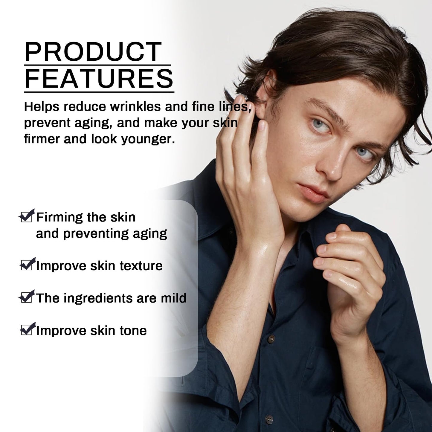 Eye Repair Stick for Men,Under Eyes Sticks,Under Eye Roller for Eyes Bags and Dark Circles,Eye Bags Treatment for Men,Eye Cream for Dark Circles and Puffy Eyes,Eye Cream Anti Aging,Eye Serum