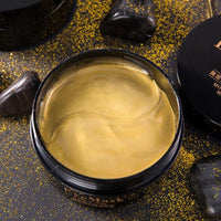 OVALA 24K Gold Eye Mask- 30 Pairs Puffy Eyes & Dark Circles Treatments,Reduce Under Eye Bags and Smooth Wrinkles,Eye Skin Care Pads With Collagen