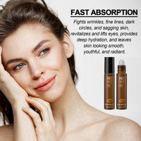 Jinjiar Rollerball Castor Oil,Roller Ball Essential Oil for Eye,Castor Oil and Frankin-Cense Eye Roller,Eye Cream for Dark Circles and Puffy Eyes,Under Eye Cream,Eye Bags Remover,Eye Cream Anti Aging,Eye Gel
