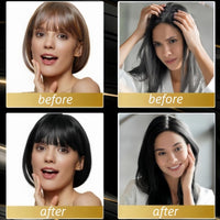 SingHao Polar Hair Dye Shampoo,Black Hair D/ye Shampoo 3 in 1 for Gray Hai/r,Nova Hair D/ye Sh/ampoo,Ha/ir Care Instant Dy/e Sha/mpoo,3 in 1 Instant Ha/ir D/ye Sha/mpoo,Semi-Permanent Gray H/air CoverageBlack