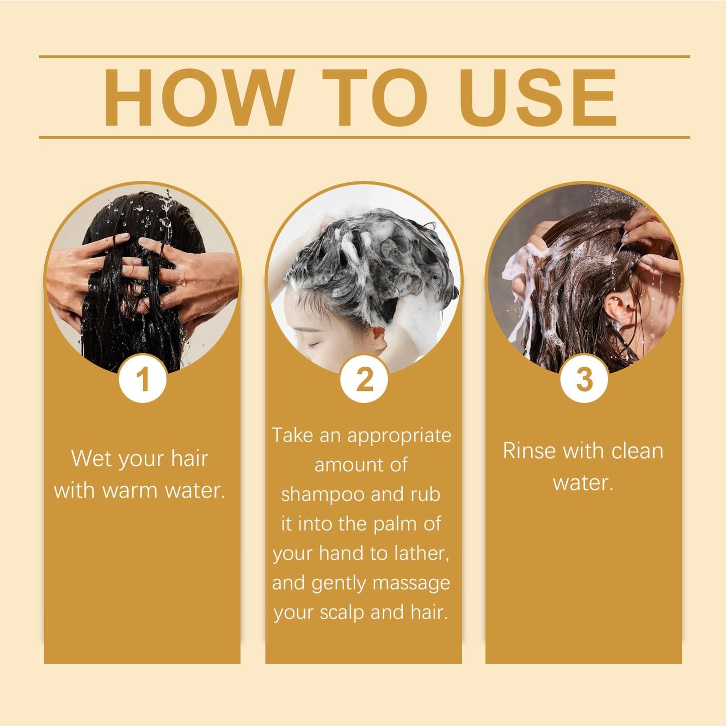 OuXing 237ml Gentle Hair Growing Shampoo,Hair Regrowth Shampoo,Root Activator Sham-poo,Mild Formula Suitable,Ha-ir Loss Sham-poo,Support Ha-ir Health and Reduce Ha-ir Fall,Sham-poo for Ha-ir Loss Women