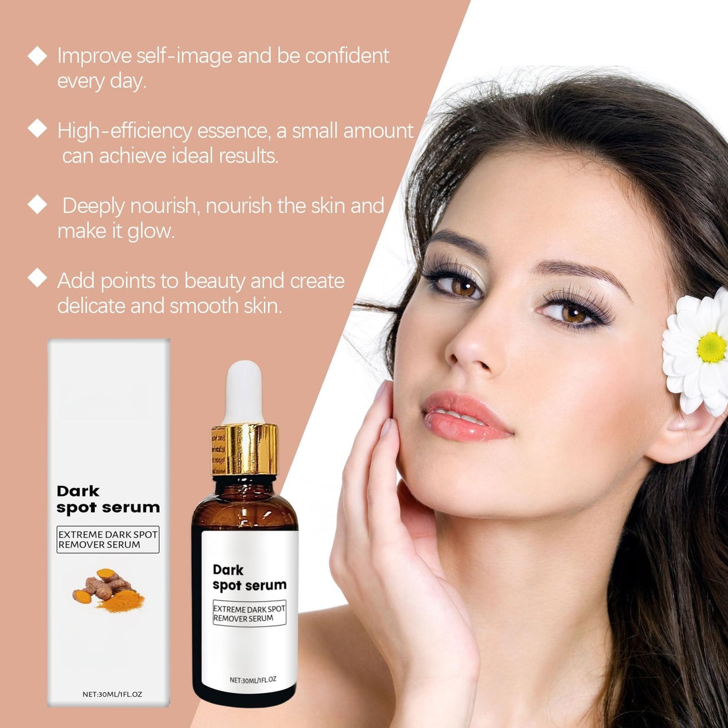 Fankayi Dark Spot Remover Serum,Dark Spot Correcting Glow Serum,Turmeric Serum for Face,Se-rum for Skin Lightening,Fa-ce Se-rum for Women,Anti Wrinkle Face Cream,Hydrating Seru-m,Brightening Ser-um