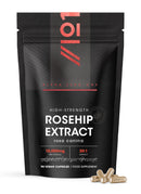 Rosehip Extract 10,000mg - High Strength 20:1 Extract Rosa Canina Supplement – 90 Vegan Capsules (3 Months Supply) – Resealable and Recyclable Pouch by Alpha01