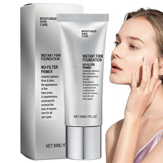 KKwoter Instant Face Tightener No-Filter Primer - Skin Tightening, Blurring, and Shine Control for All Skin Types - Perfect Base for Flawless Makeup