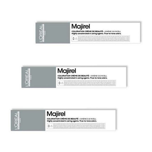 L'Oreal Pack of 3 x 50 ml Majirel Dyes L'Oréal No 8 Light Blonde