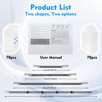 Gonggi 148Pcs Face Lift Tape Invisible with 8 String, V Edge Patches Face lift for Wrinkles, Instant Neck Lifting Tape and Bands for Double Chin Saggy, Tightening Skin Make Up Tools (70 rope + 70 cordless)