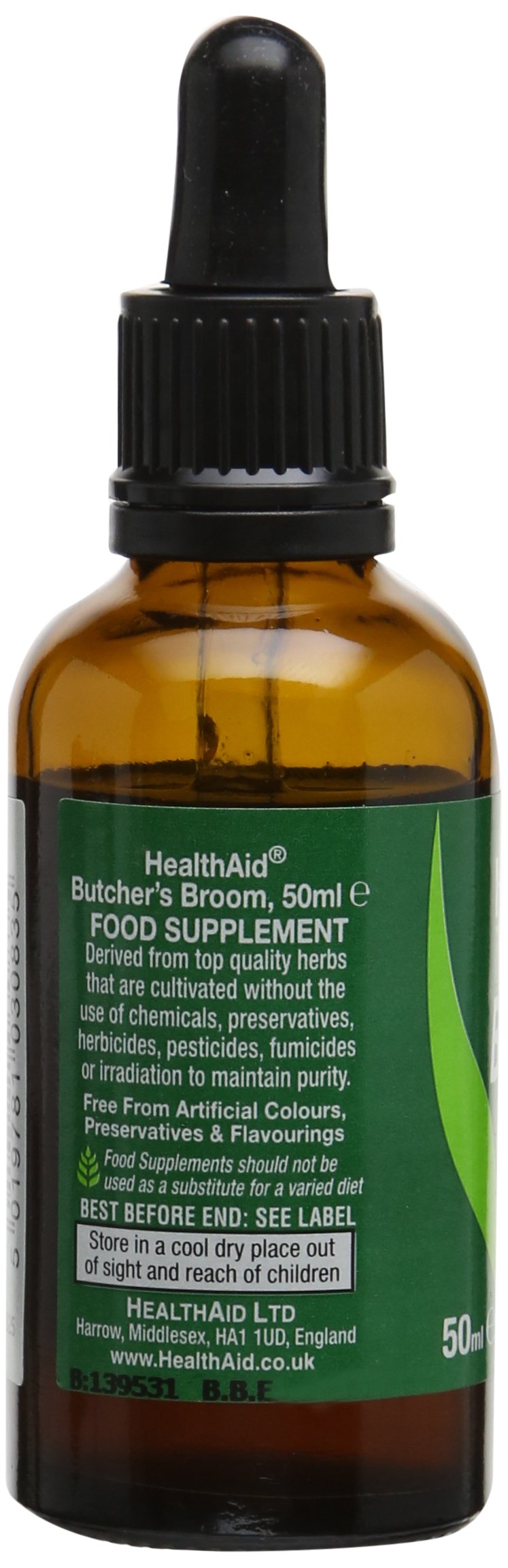 HealthAid Butcher's Broom (Ruscus aculeatus) 50ml Liquid