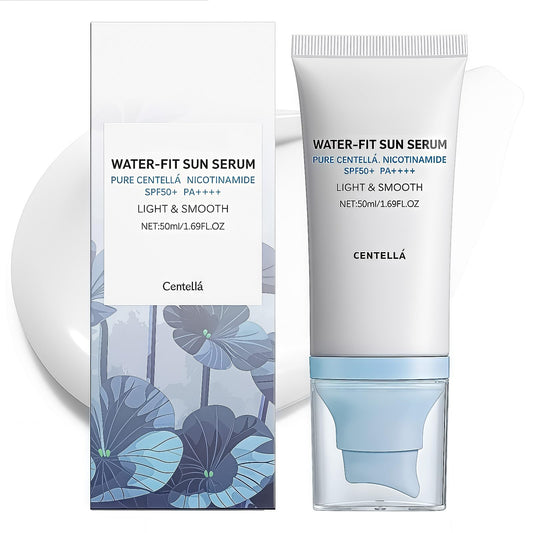 Coloroom Centella Sunscreen, Sun Serum, Lightweight SPF 50+ PA++++, Hydrating Suncream for Women - 50ml
