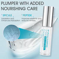 Lip Plumper Lip Oil, Bp Spicule Plumping Lip Gloss, Clear Plumpify Lip Serum β Shea Butter + Peptide + Hyaluronic Acid For Hydration, Softening, Fuller Lips, Smooth & Plump