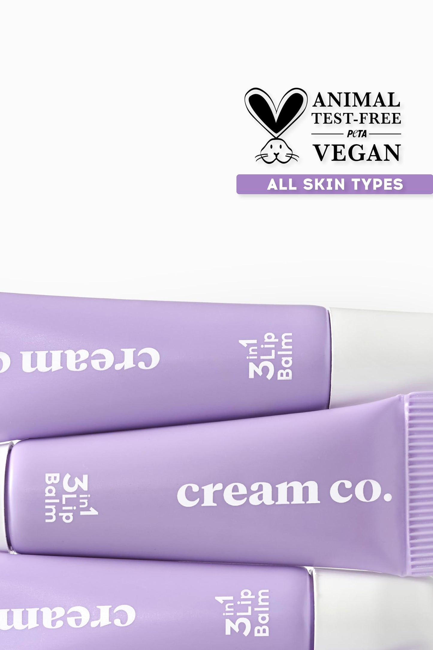 cream co. 3in1 Lip Balm Nourishing, Hyaluronic Acid, Hydrating and Barrier-Repairing, Lip Care for All Lip Type, Lip Balm Tinted, Protects and Renews, Vegan, Sugar Cookie 10ml