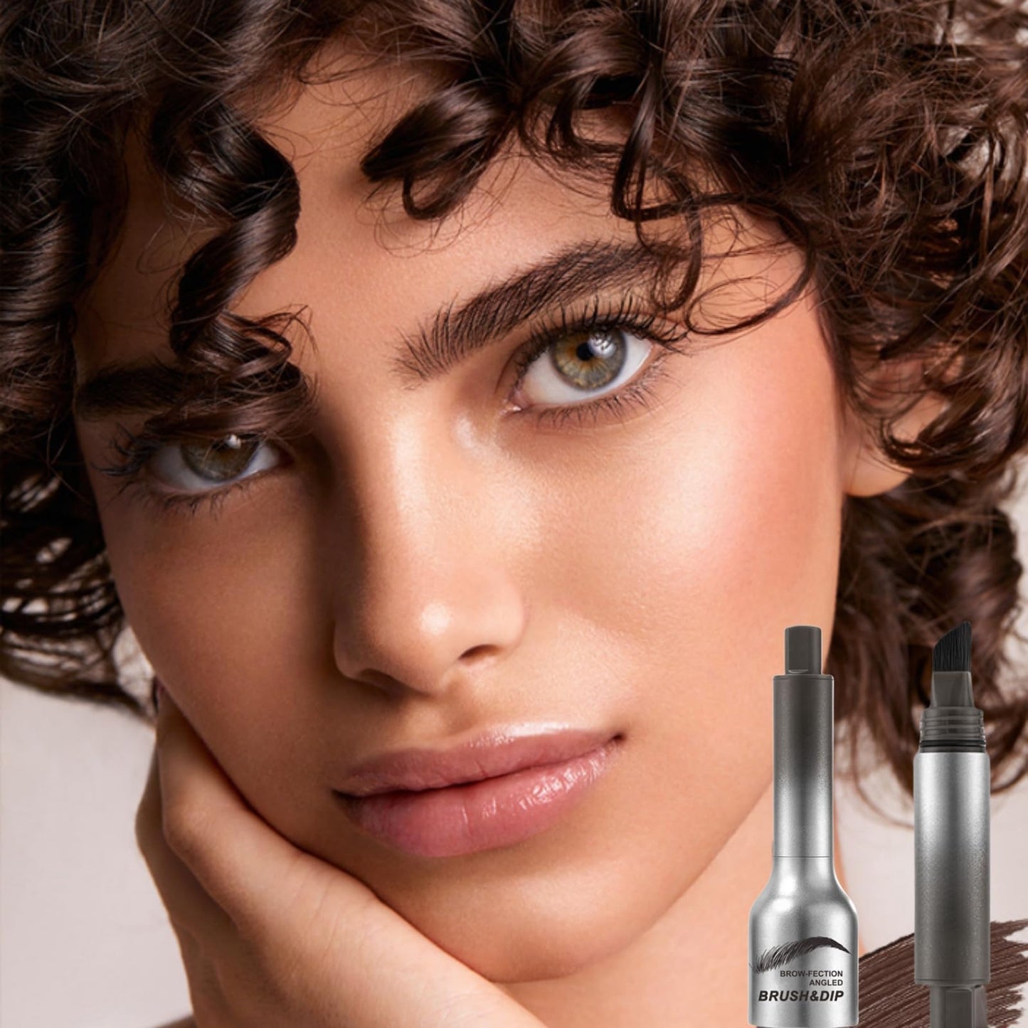 SingHao Brow-Fection Angled Brush Eyebrow Pencil,Liquid Eyebrow Pen,Shaping Outlining Filling Eyebrow Makeup,Liquid Eyebrow Brush,Natural Brows Eyebrow Pen,Makeup Eyebrow Pencil,Waterproof Brow Pen#01