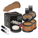 Mifeloy MIFELOY 2 Set Root Cover Up Powder, Light Brown, Touch Up Hair Color for Grey, Roots Coverage Powder for Thinning Grays Hairline, Roots Concealer for Beard Line Eyebrow, Instantly Conceals Hair Loss
