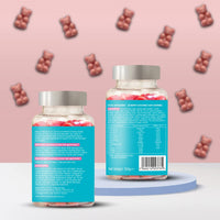 Beauty & Co Hair Gummies with Biotin & Zinc 120 Berry Flavour Beauty&Co. Luscious Locks Gummies - 4 Months Supply (120)