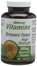 Lifeplan High Strength Brewers Yeast 300mg 500 Tablets