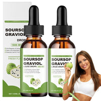 TONISABERY 2pcs Organic Soursop Oil,60ml Soursop Goodness Oil,Organic Soursop Extract Liquid Drops