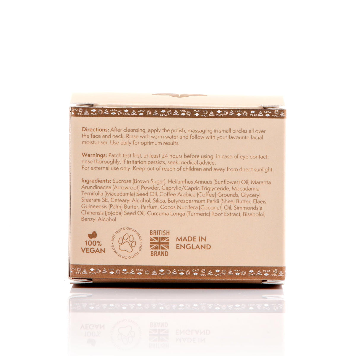 Nature Spell Brown Sugar & Coffee Exfoliating Face Scrub, Gently Refines Skin Texture & Calms, Vegan, 100ml