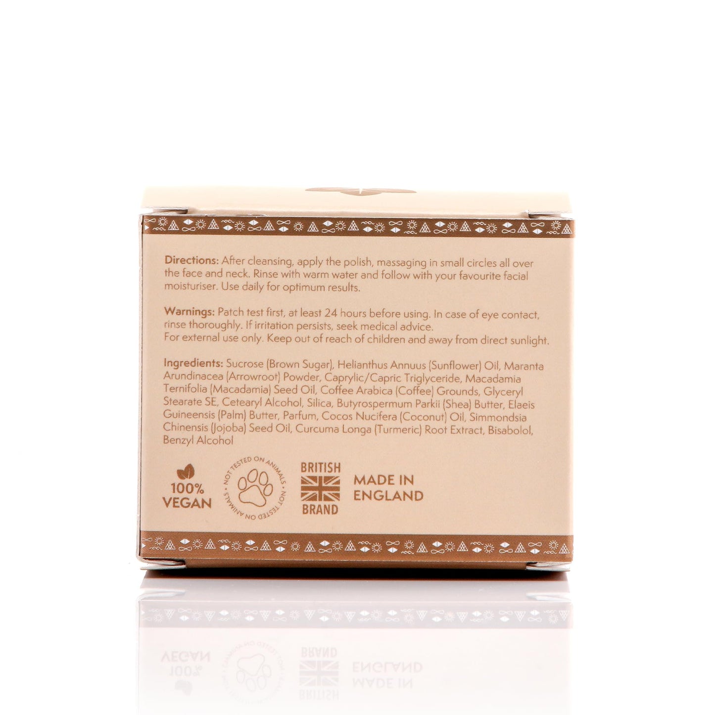Nature Spell Brown Sugar & Coffee Exfoliating Face Scrub, Gently Refines Skin Texture & Calms, Vegan, 100ml