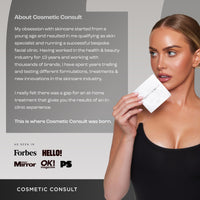 Cosmetic Consult Miracle Skin Transformation By Ashley Stobart | Rejuvenates & Refreshes Skin Overnight, Smooths Wrinkles & Acne, Boosts Collagen, Anti-Ageing Skin Cleanser | 1 x Single Wipe