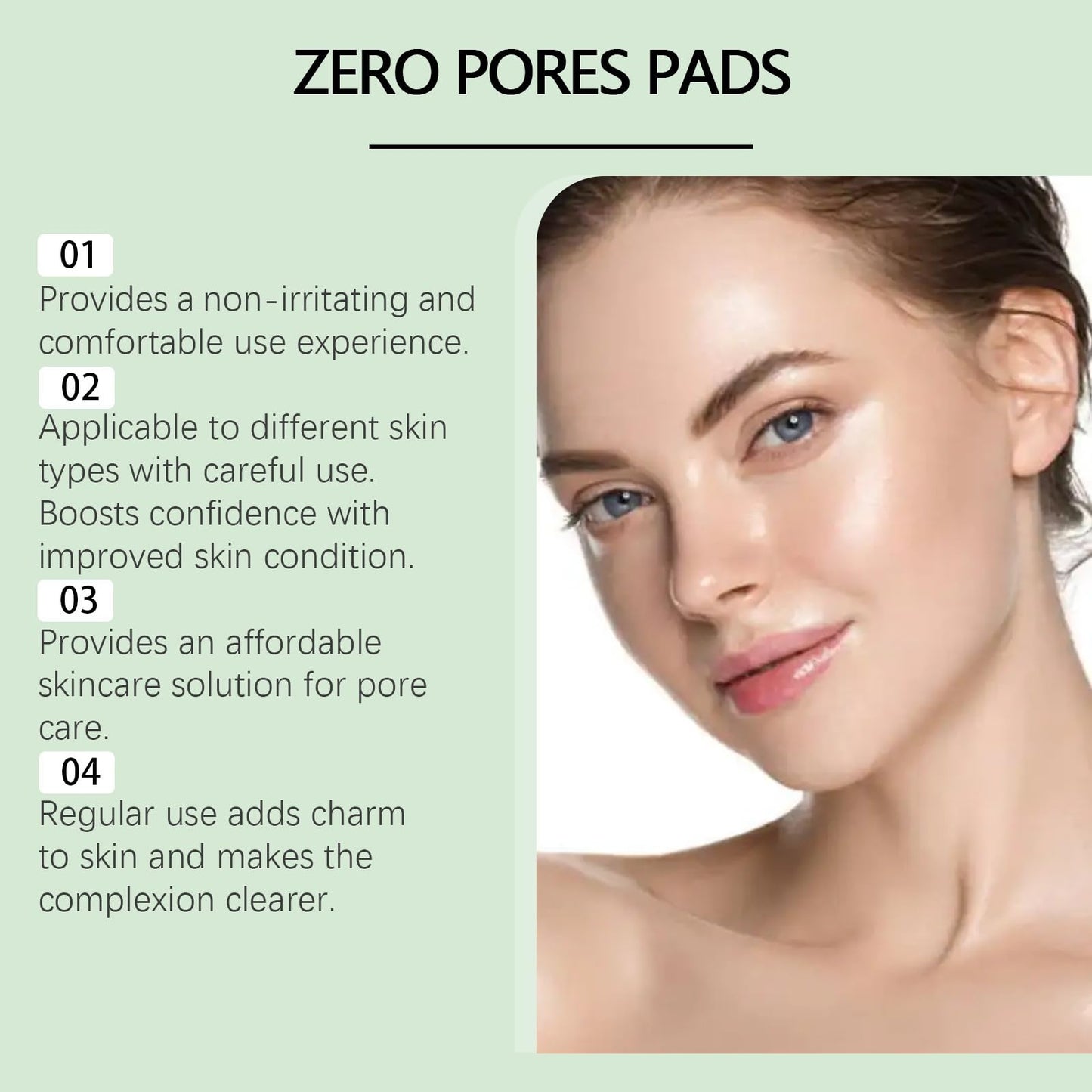 QinZiEn Zero Pore Pads,Dual-Textured Facial Toner Pads for Exfoliation and Minimizing Pores,Exfoliating Face Pads,Cotton Face Pads,Pore Pads,Exfoliating Pads,Exfoliating Pads Face,Makeup Pads,Cosmetic Pads