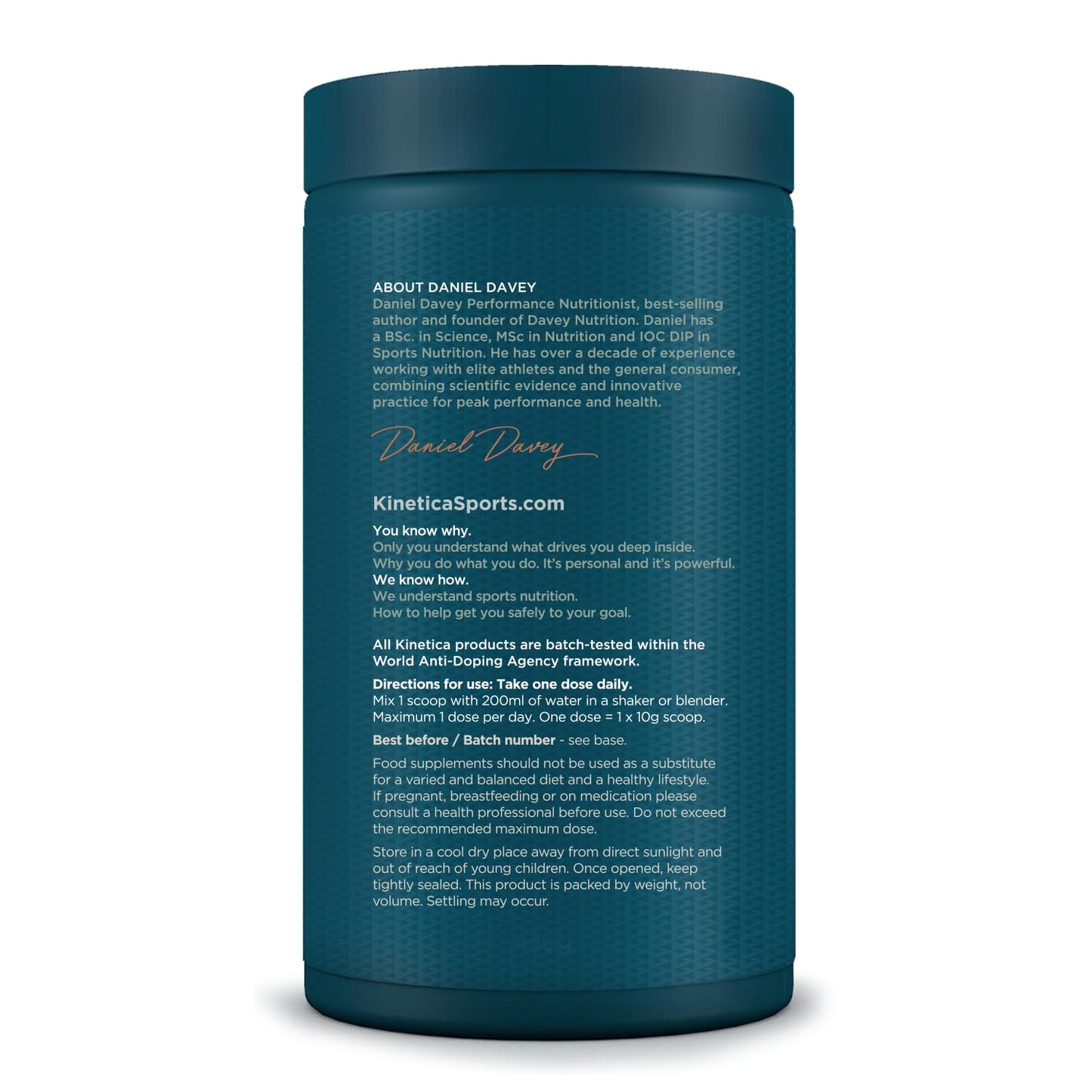 Kinetica Collagen Powder Joint & Muscle Support Complex FORTIGEL Bovine Collagen peptides, 320mg Vitamin C, 5μg Vitamin D, 100mg Hyaluronic Acid, 500mg Glucosamine Sulphate, Berry Flavour, 350g