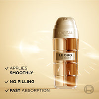 L'Oréal Paris Age Perfect Le Duo Serum Age Defying, Collagen Peptide Booster and Vitamins B3 & C, Instant Firmness, Radiance, Wrinkles Appear reduced, 30ml