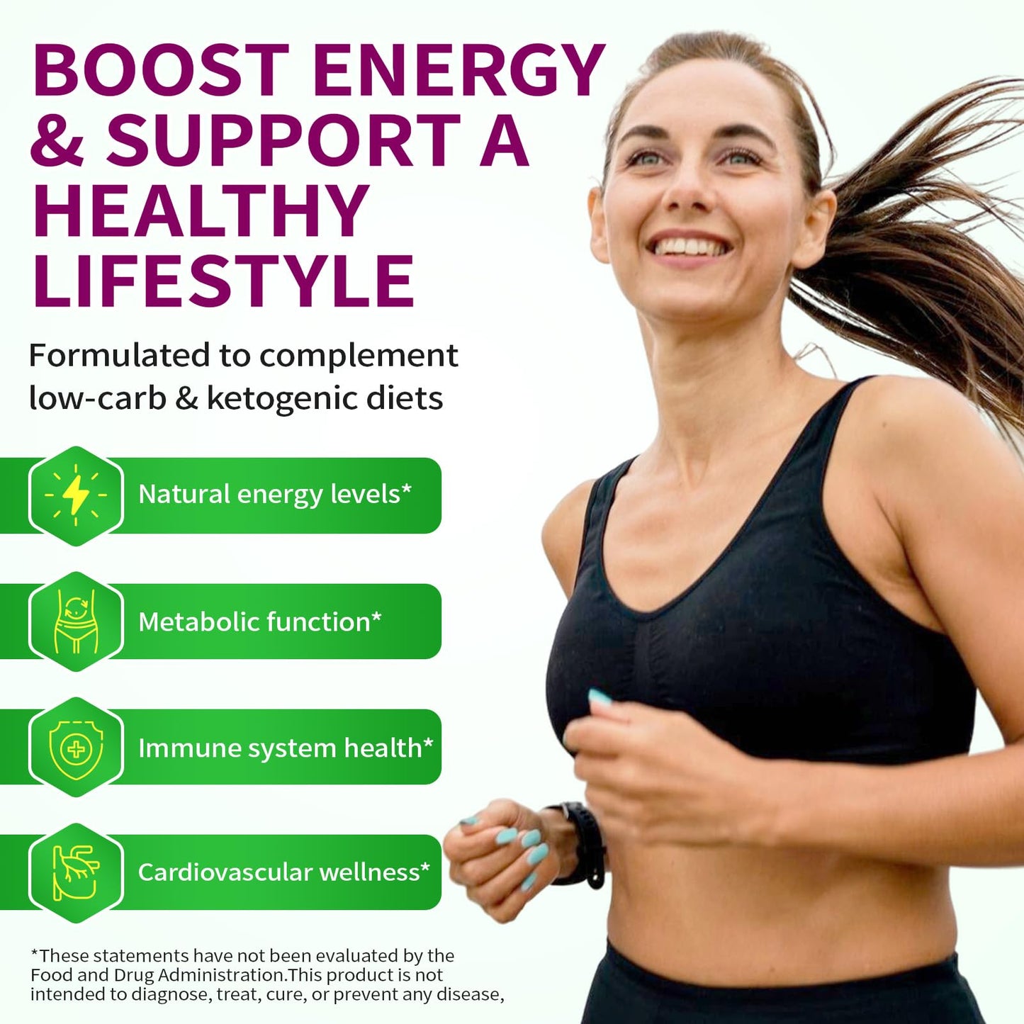 jollifish Berberine Liquid Drops, Berberine Supplement with High Strength Support Energy, Gut Health, Immune System & Metabolism Support, Health Supplement & Vitamins for Women & Men, Sugar Free, Non-GMO - 60ml