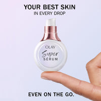 Olay Power of Smoothness: Super Serum, Vitamin C Serum for Face, with Niacinamide, Collagen Peptide 30ml + Retinol 24 Night Cream Face Moisturiser 50ml, Anti-Ageing, Brightening and Overnight Renewal