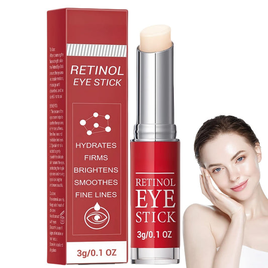 SingHao Retinol Eye Stick,Retinol Eye Cream for Dark Circles,Under Eye Cream Anti Aging,Eye Cre/am for Puffiness,Reducing Fine Lines,E/ye Balm Stick,E/ye Brightener Sti/ck,Smoothens Wrinkle E/ye Cre/am