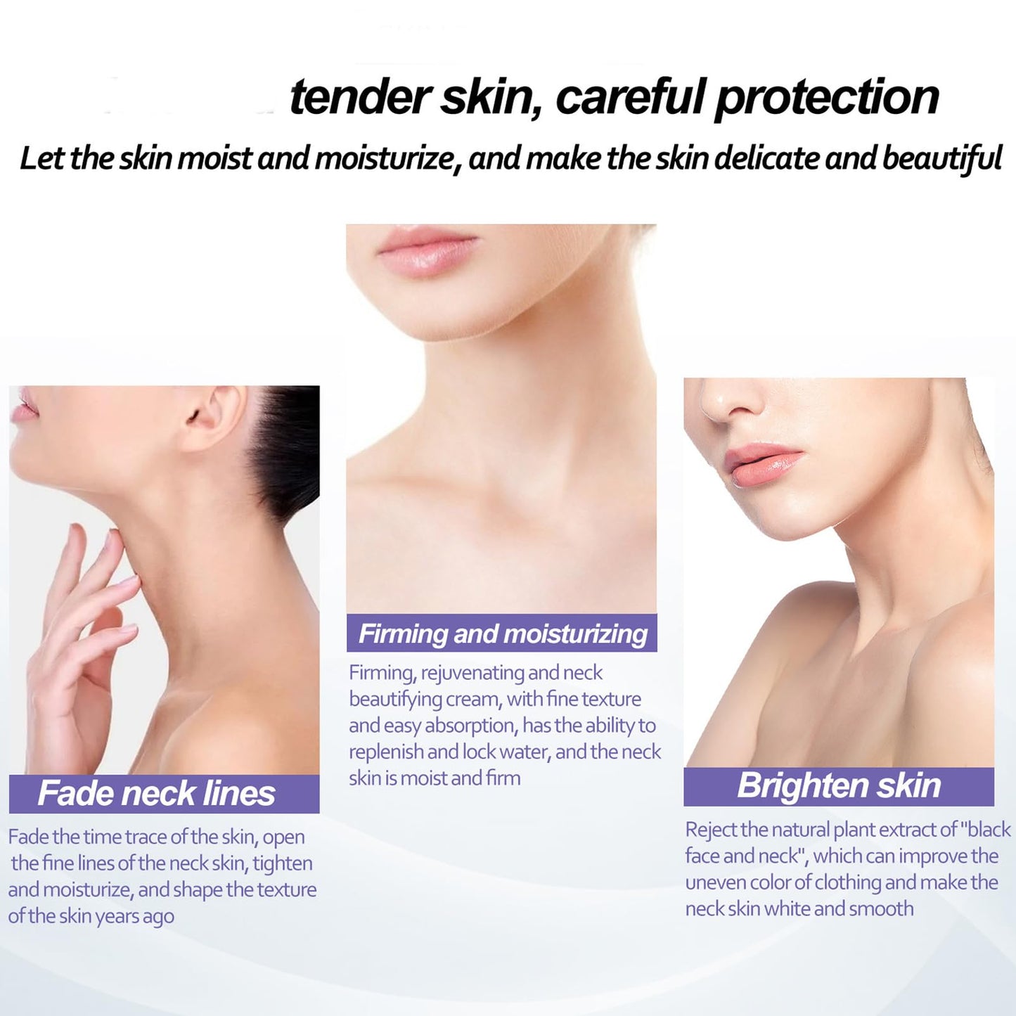 Neck Firming Cream,Strengthen Neck Cream,Neck Firming Cream Tightening Lifting Sagging Skin,Aging Skin & Saggy Skin,Anti Aging Neck Cream,Reduce Wrinkles & Smoothing Neck Fine LIines-Neck&Body