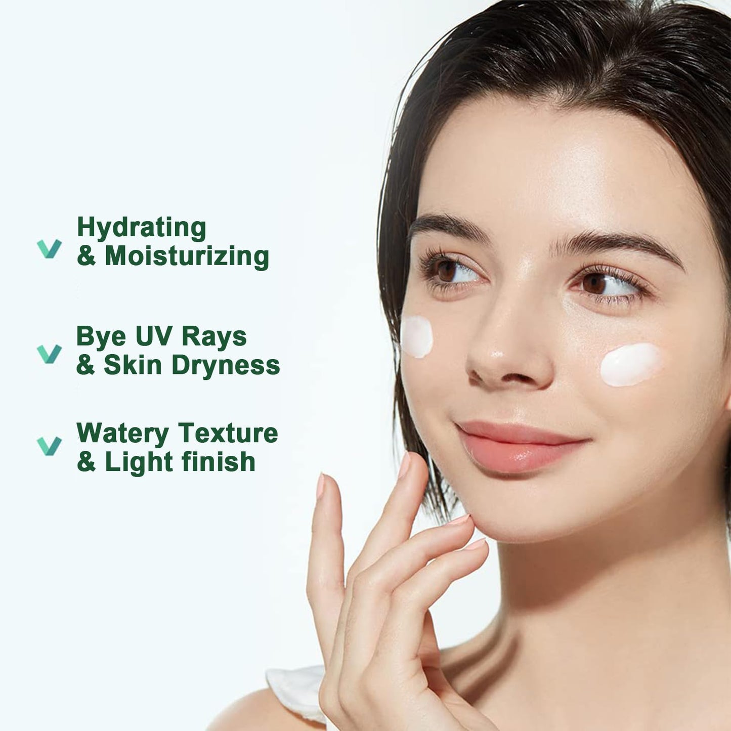 Heartleaf Silky Moisture Sun Cream Spf 50 Pa++++, Sunscreen Spf 50 Face Moisturiser For Sensitive Skin – Hydrating & Non-Greasy Face & Body Sunscreen, Korean Skincare, Low White Cast
