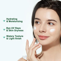 Heartleaf Silky Moisture Sun Cream Spf 50 Pa++++, Sunscreen Spf 50 Face Moisturiser For Sensitive Skin – Hydrating & Non-Greasy Face & Body Sunscreen, Korean Skincare, Low White Cast