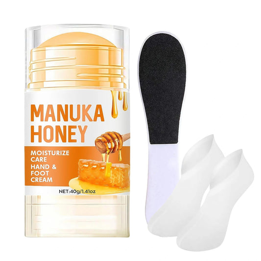 Foot Cream, Heel Creams For Cracked Heels & Dry Skin, Cracked Heel Repair Creams, Honey Moisturizer With Gentle Ingredients, Lightweight & Fast-Absorbing,3PCS Foot Cream Set