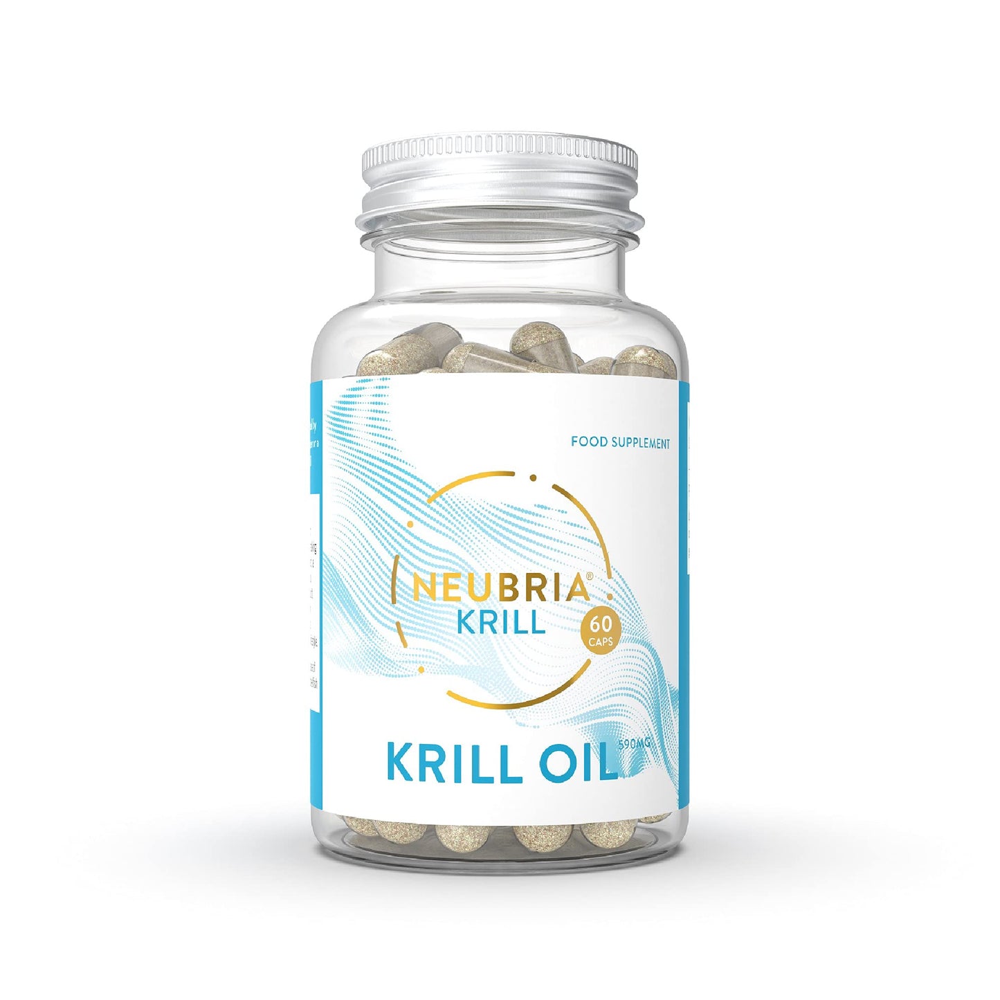 NEUBRIA Superior Krill Oil Capsules- Sustainable Omega 3 Source (318mg per Serving) - High Levels of EPA and DHA, 60 Easy to take Soft Capsules (30 Day Supply) – Non-GMO - by Neubria