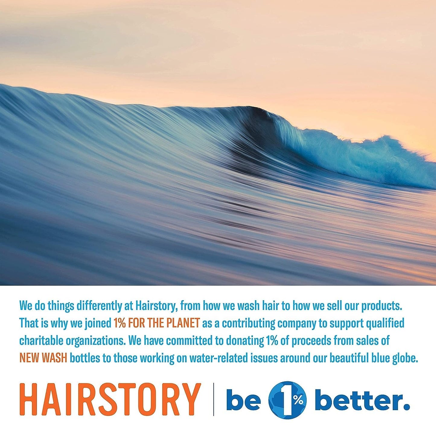 Hairstory New Wash Original Hair Cleanser, 8oz - Natural & Cruelty-Free Hair Care Routine - Removes Oil, Protects Color, Reduces Frizz - Sulfate & Paraben-Free Shampoo & Conditioner Alternative