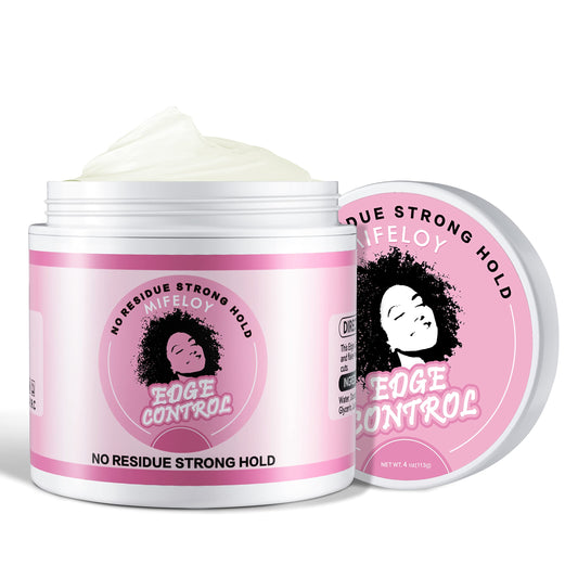 Hair Edge Control Wax 113g, Hair Pomade Tamer for Women Smoothing Flyaways Taming Frizz Hair, Non-greasy Styling Cream Gel, Strong Hold Non-greasy Slick Back Hair Glue, Bed Head Waxes for Wig