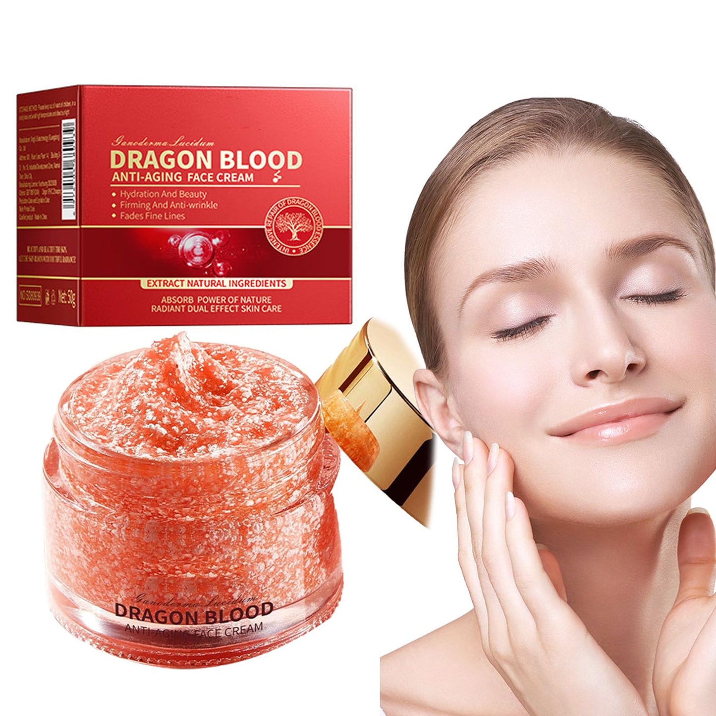 Neyeau Dragons Blood Facial Cream, Women Dragon Blood Cream, Dragon Blood Anti Aging Face Cream, Retinol Placenta Dragon Blood Cream, For Anti Wrinkle, Nourishing & Hydrating, For All Skin Types 50g