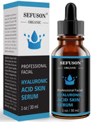 Hyaluronic Acid Serum, Best Pure Hyaluronic Acid Moisturiser for Face, Anti Ageing & Anti Wrinkle Moisturiser Hyaluronic Acid Serum, Fine Lines & Sensitive Skin,Improve Age Spots-1floz(30ml).