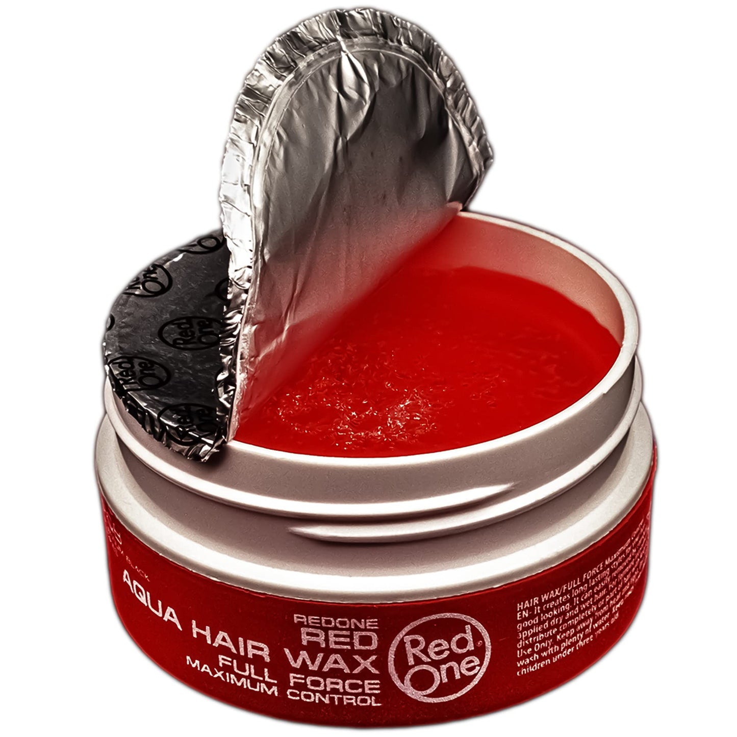 Red One Hair Styling Aqua Wax Red 150ml | Edge Control | Hair Gel Wax | Ultra Hold | Strawberry Scent | Men & Women Hair Wax | Maximum Control