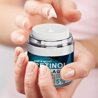 Shefave Retinol Cream For Face, Anti Aging Face Cream With 5% Hyaluronic Acid - Skin Tightening & Wrinkle Reduction Facial Moisturiser - Lifting And Firming For Youthful Glow