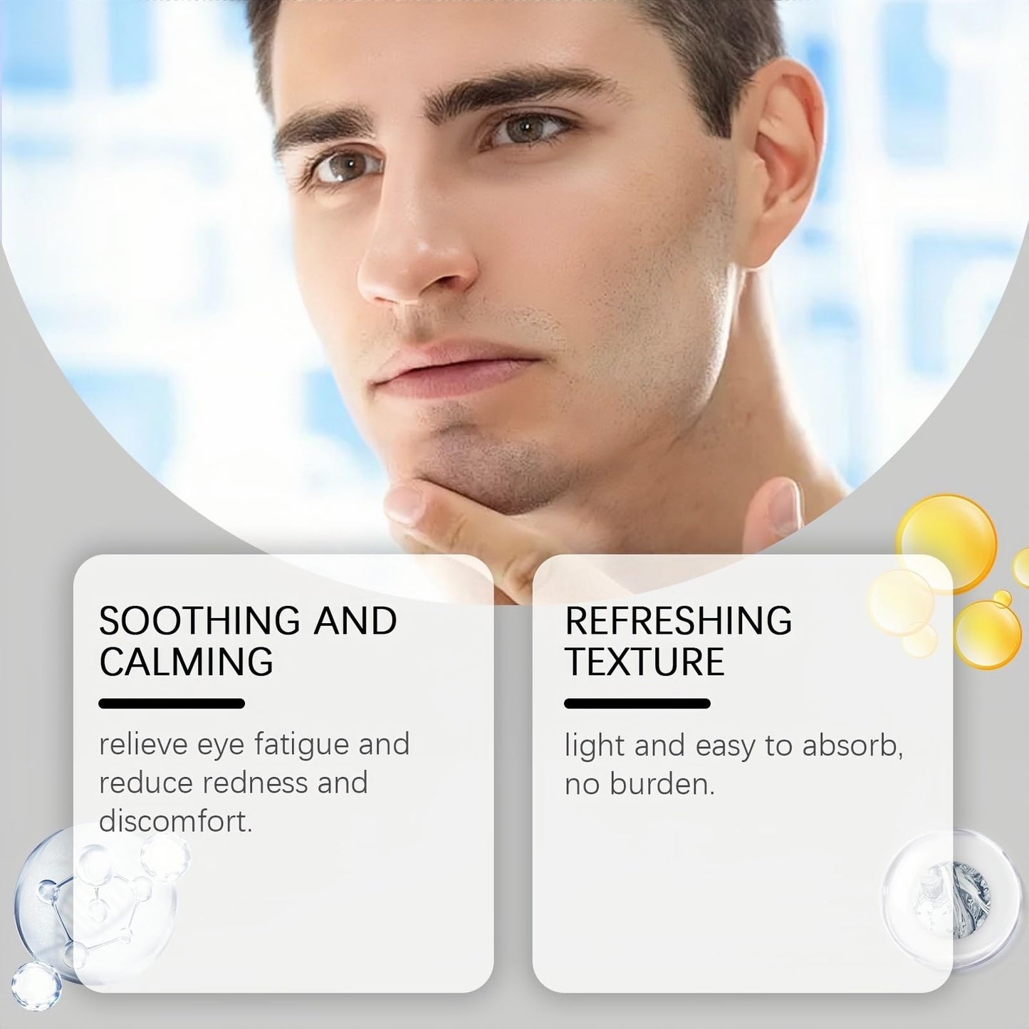 AINxtolm Eye Repair Stick for Men,Eye Stick,under E-ye Roller for Eyebags and Dark Circles,E-ye Bags Treatment f-or Men,under Eyes Sticks,Ey-e Cream,Ey-e Serum,Cooling Sticks Hydrates and Depuffing
