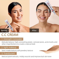 2PCS CC Cream,CC Cream Foundation,Korean CC Cream Colour Changing,CC Cream Foundation For Mature Skin,CC Cream Colour Correcting,CC Cream Tinted Moisturiser,Korean CC Cream Foundation(Light+Dark)