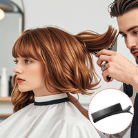 Generic 4 Pcs Sectioning Hair Clips, Hair Sectioning Clips, Hairdressing Clips with Nonslip Grip and Comb Hair Styling Accessories for Salon Home Hair Cutting Coloring (Black)