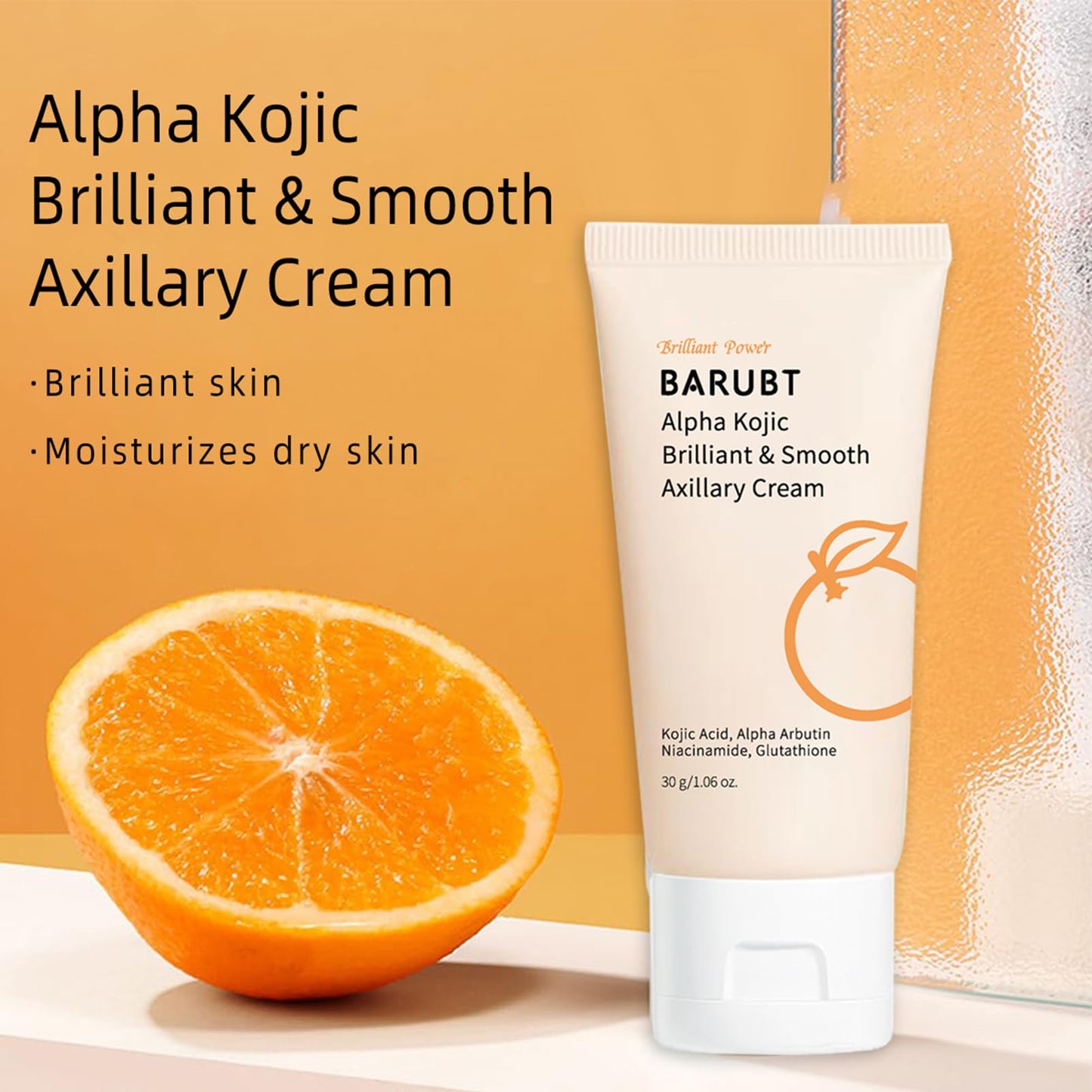 MrCuvaryas Kojic Acid Underarm Whitening Cream, Skin Lightening Cream,Korean Skin Care for Armpits, Knees, Inner Thighs, Bikini, Intimate Areas, Quickly Absorb & Reduce Odor,Smoothing