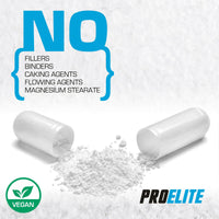 BCAA Capsule 3000mg Per Serving - 360 Vegan Capsules - 2:1:1 Branched Chain Amino Acids Capsules with Vitamin B12 & B6 - BCAA Powder Tablets Alternative - Pre Post Workout for Energy by PROELITE