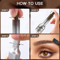 SingHao Brow-Fection Angled Brush Eyebrow Pencil,Natural Shaping Outlining Filling Eyebrow Makeup,Liftique Instant Bro/w Br/ush,Wild Eyebrow Br/ush,Non-Smudged Eye/brow Pen,Eye/brow Stroke Brush(03#Auburn)