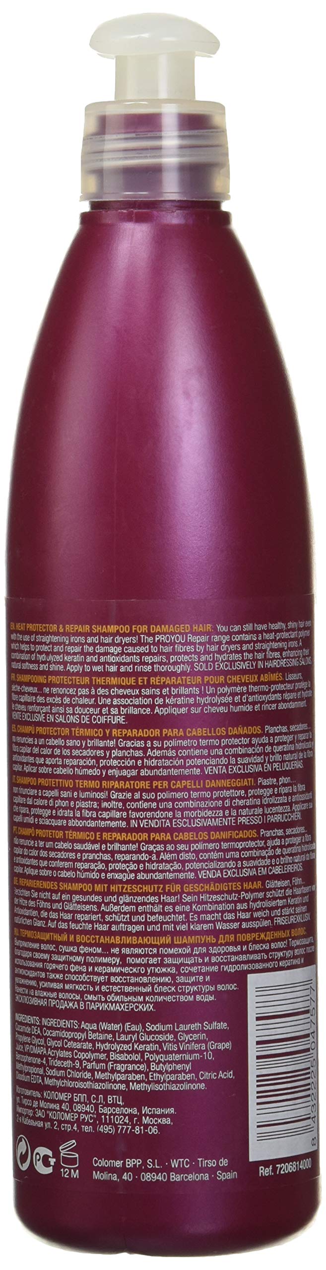 Revlon Pro You Repair Heat Protector Shampoo, 11.8 oz