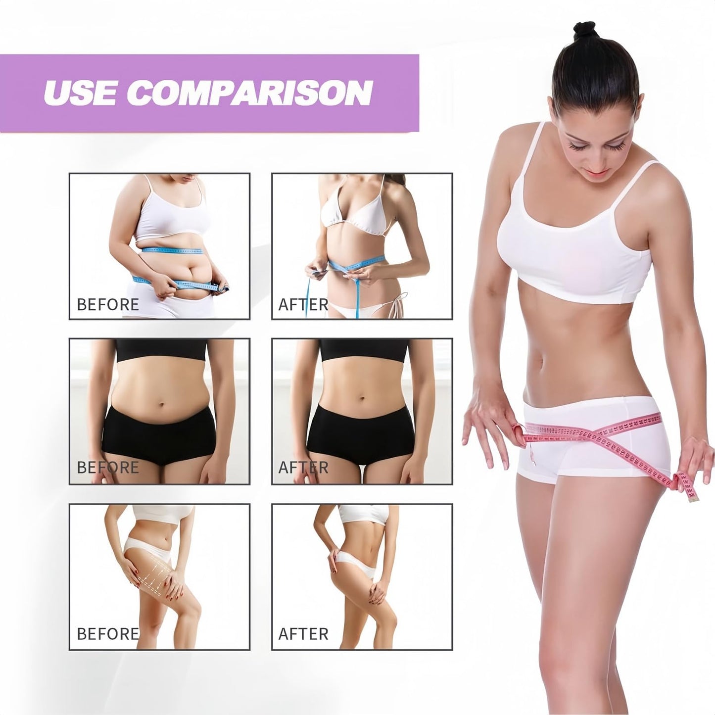 Ruojiar Get Dre/amy Overnight Toning Whip,Anti-wrinkle Skin Tightening Cream,Overnight Body Toning Cream,Smooths While You Sleep,Helps Target the Appearance of Loose Skin on the Body,Moisturizing,Easy to Use