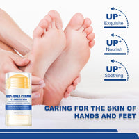 Urea Cream 60 Percent for Feet,Foot Cream for Cracked Heels and Dry Skin - Cracked Heel Repair Cream Plus 2% Salicylic Acid - Skin Care Hands & Feet - Foot Moisturiser - 2PCS