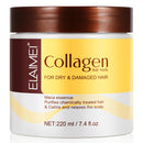 CiAIplw Collagen Hair Mask, Argan Oil Hair Mask Essence for Dry & Damaged Hair, Hydrating, Smooths and Nourishes, Deep Repair Hair Conditioner Mask for All Hair Types, 220ml